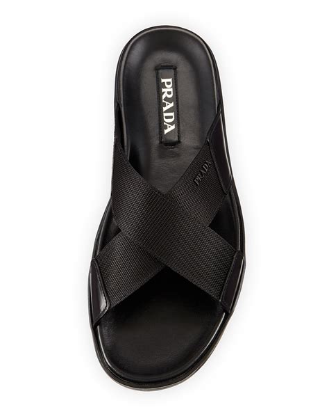 prada sandals mens 2017|Prada men's slip on shoes.